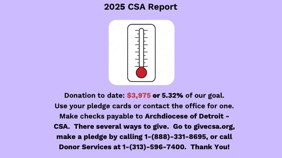Archdiocese Of Detroit Csa