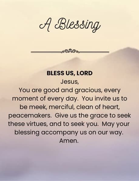 Beatitude Blessing