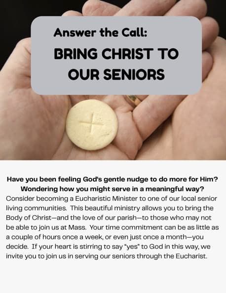 Bring Christ to Seniors