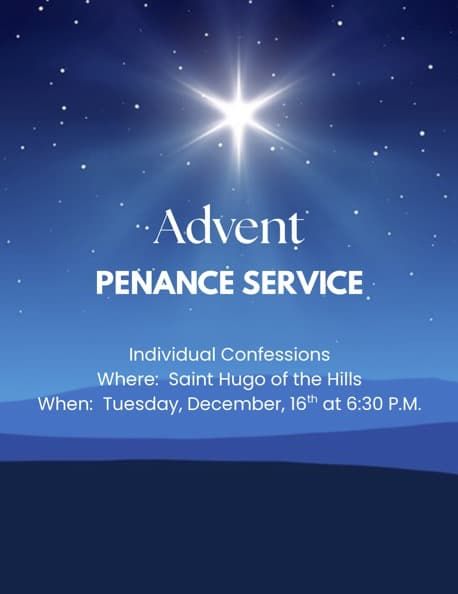 Family of Parishes' Advent Penance Service