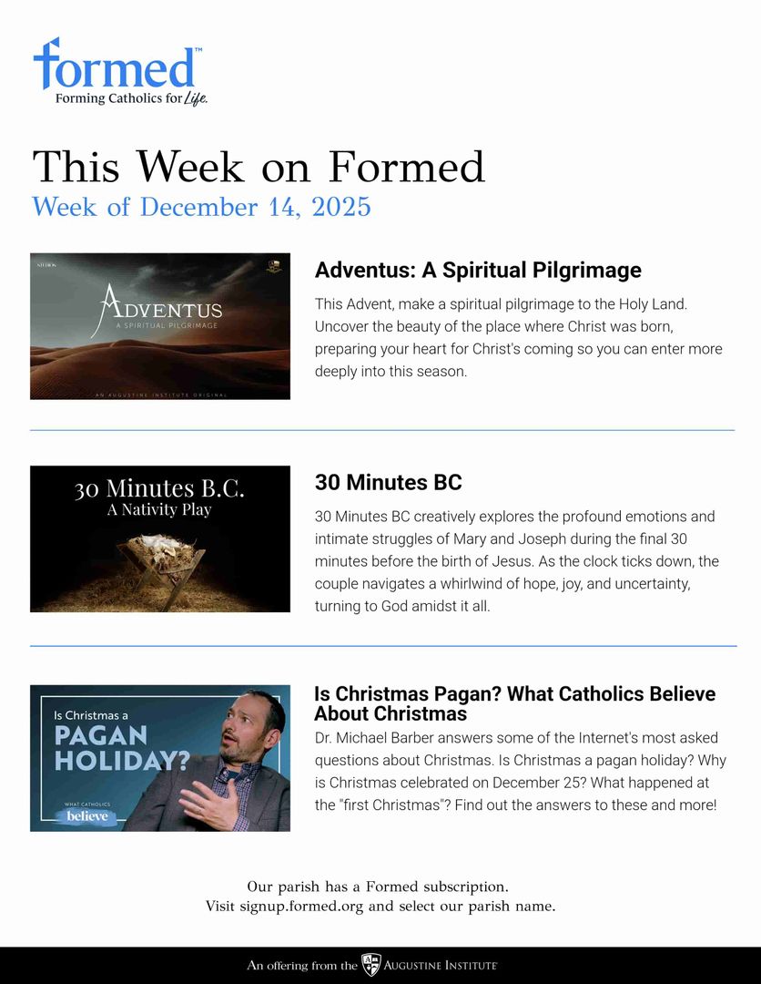 Formed's Picks of the Week