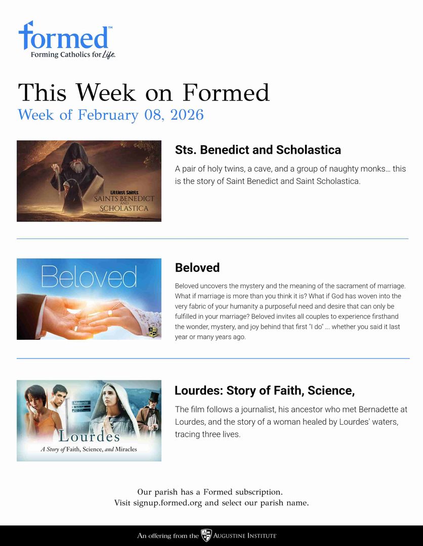 Formed's Picks of the Week