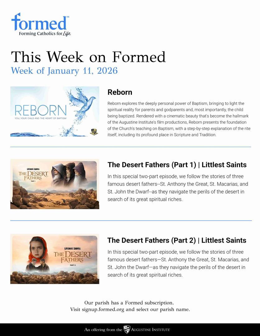 Formed's Picks of the Week