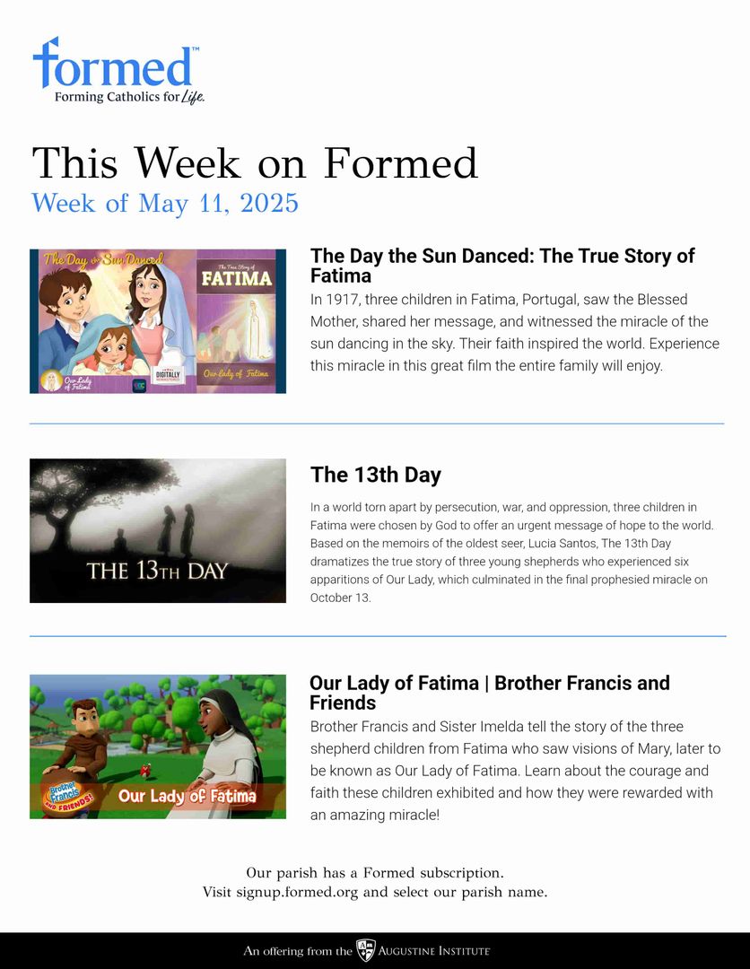Formed's Picks of the Week