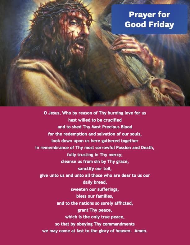 A Prayer for Good Friday