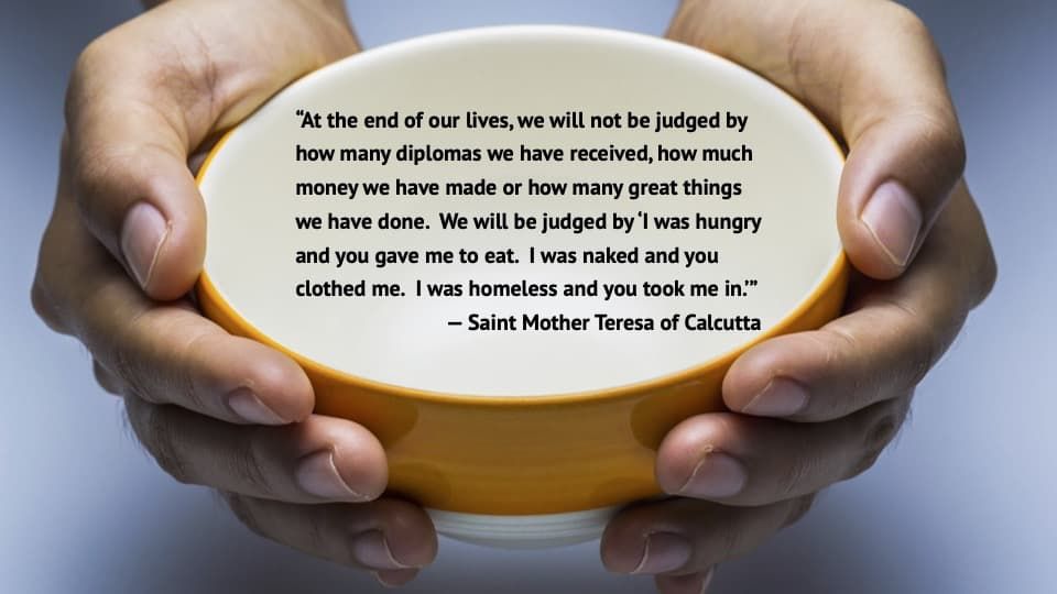 Quote of the Week by Saint Mother Teresa of Calcutta