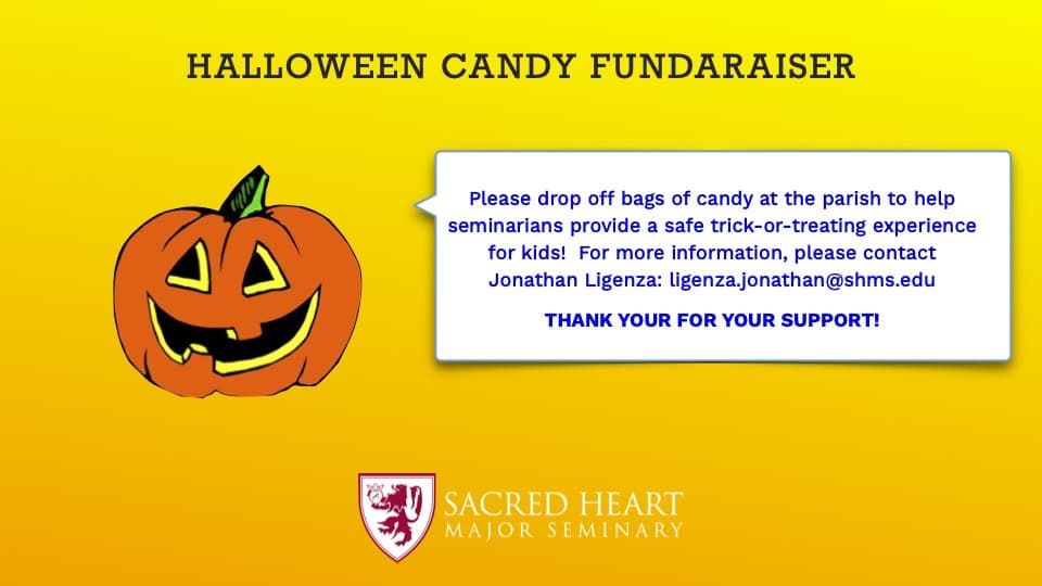 Sacred Heart Major Seminary Halloween Candy Collection