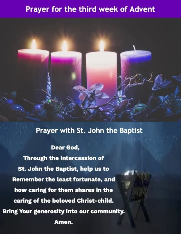 Prayer for the Third Week of Advent