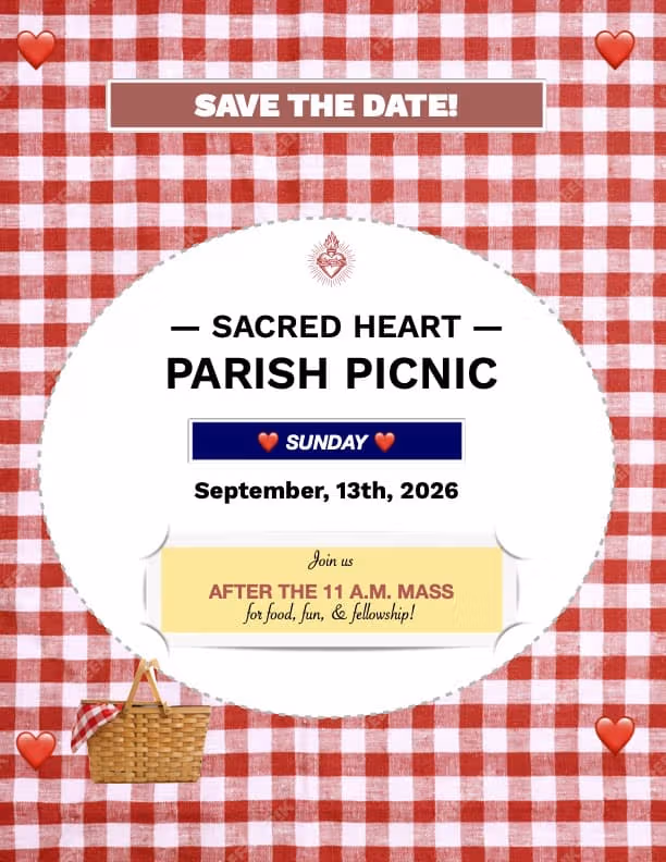 Sacred Heart Parish Picnic - Save the Date!