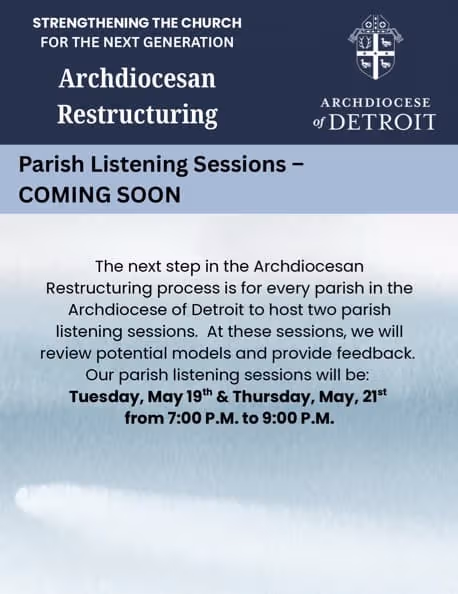 Archdiocesan Listening Sessions at Sacred Heart