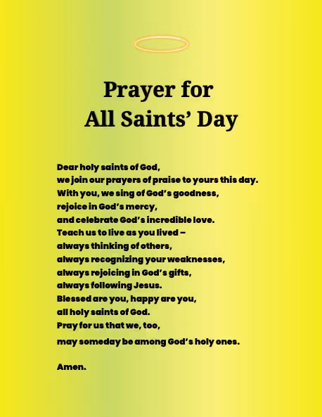 Prayer for All Saints' Day
