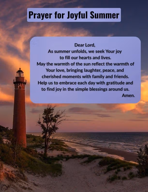 Prayer for Joyful Summer