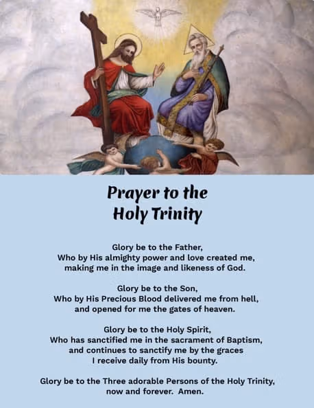 Prayer to the Holy Trinity