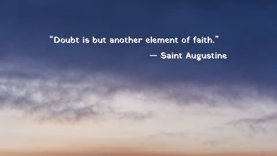 Quote of the Week by Saint Augustine