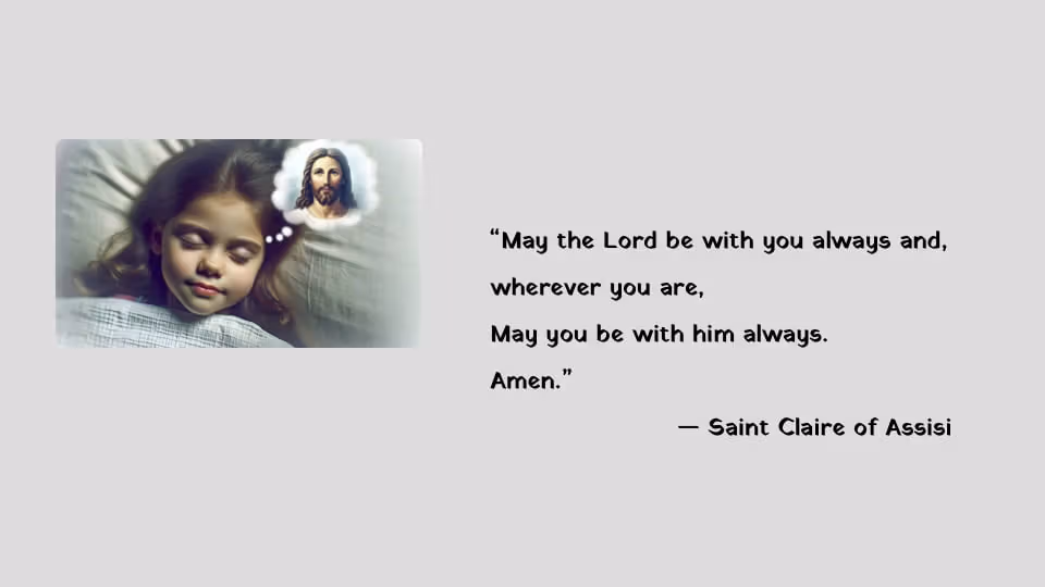 Quote of the Week by Saint Claire of Assisi