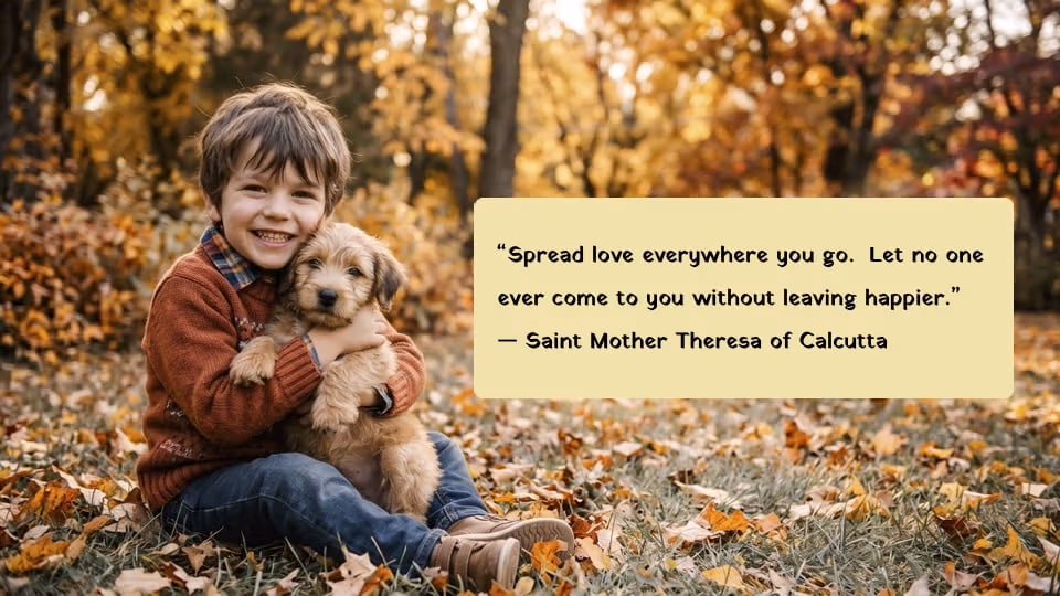 Quote of the Week by Saint Mother Theresa of Calcutta